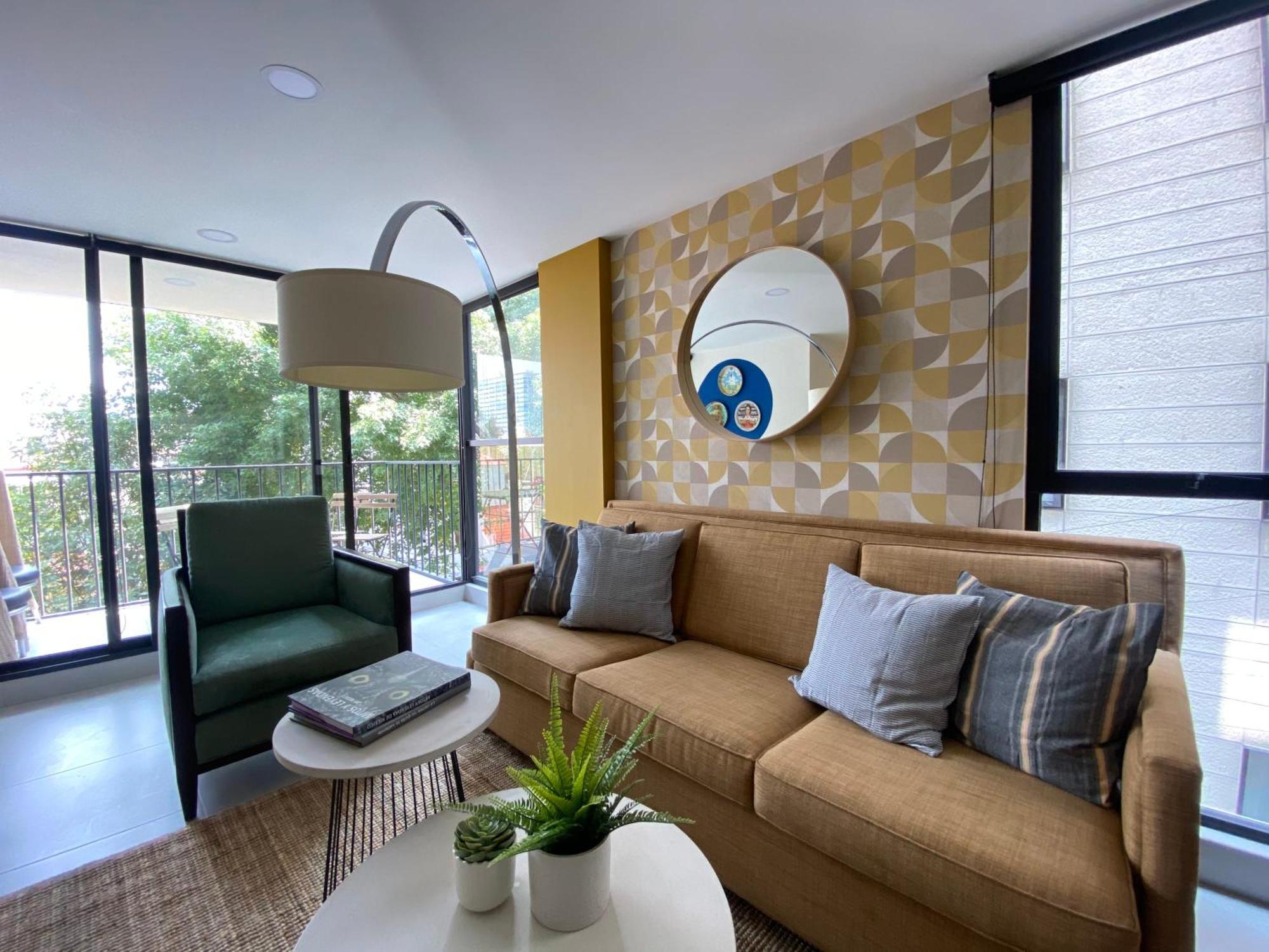 Terraza Gran Vista Pegado A La Condesa 2Br Hotell Mexico City Exteriör bild